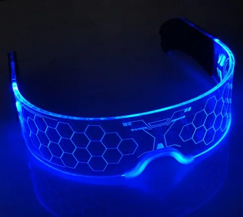 Hot models LED glasses party light-emitting glasses glowing mask glasses