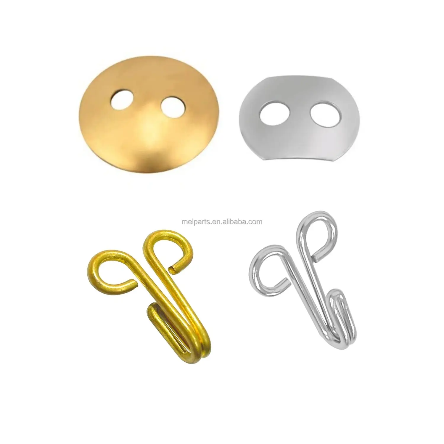 Manufacturer of Stainless Steel Lacing Hook Lacing Disc 2 Holes Lacing Hooks Washers for Removable/Re-Usable Insulation Covers