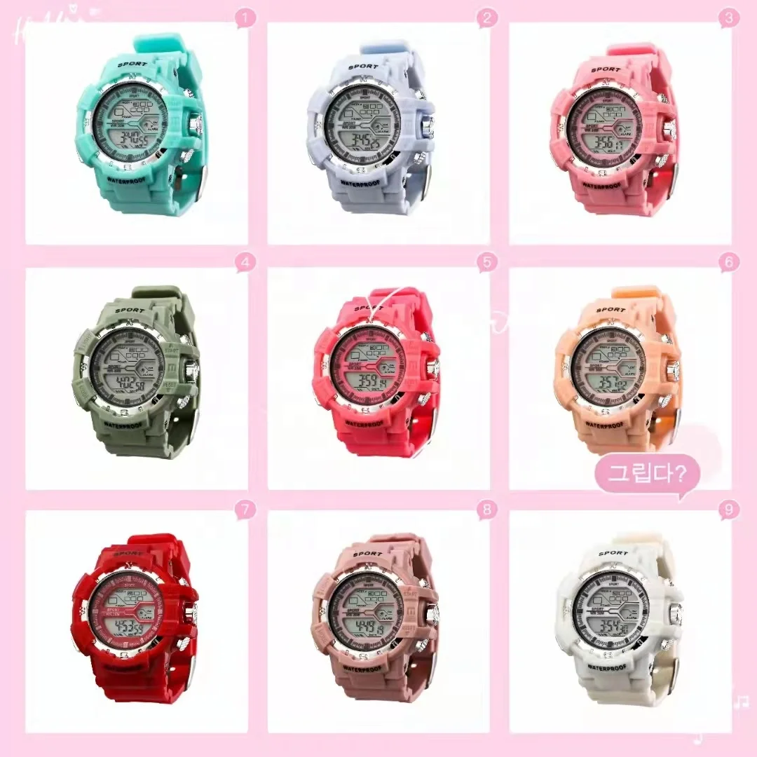 Cheap Analog Digital Wrist Watch Good Quality Men and Women LED Sport Waterproof Luminous Alarm Digital Kids Watches