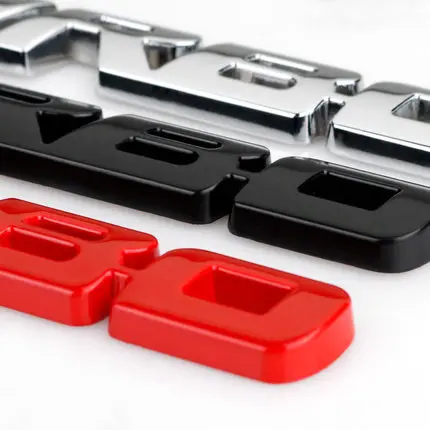 Car 3D Emblem Chrome Metal Badge Sticker Decal