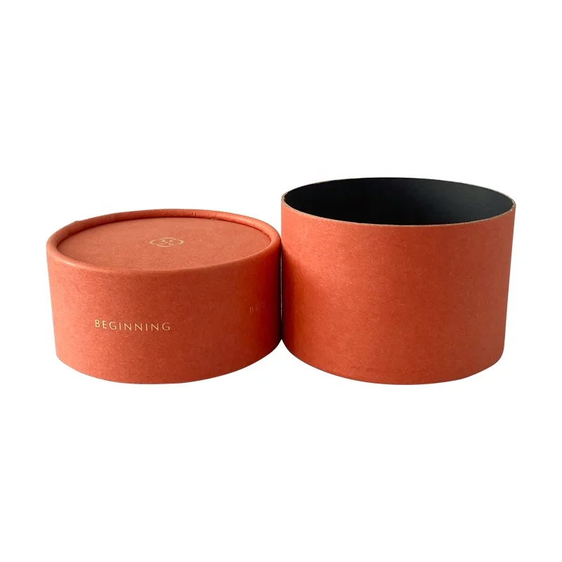Round Ring Box Cylinder Hard Paper Gift Box for Ring Wrapping Circular Jewelry Tube Box for Ring Packaging Jewelry Paper Tube