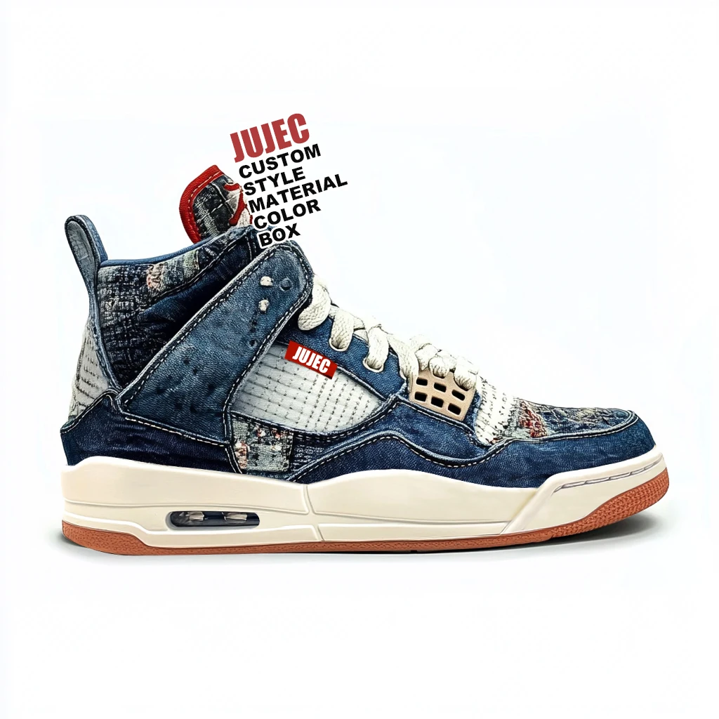 Custom other trendy shoes skateboarding Men Casual Shoes Breathable denim Sneakers Outdoor Cushioning Sports Shoes women