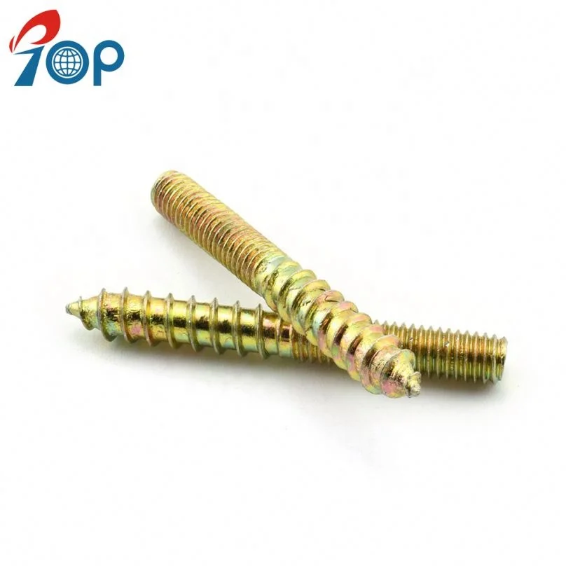 
Long Hanger Bolt Double Headed Bolt With Self-Tapping Screw 