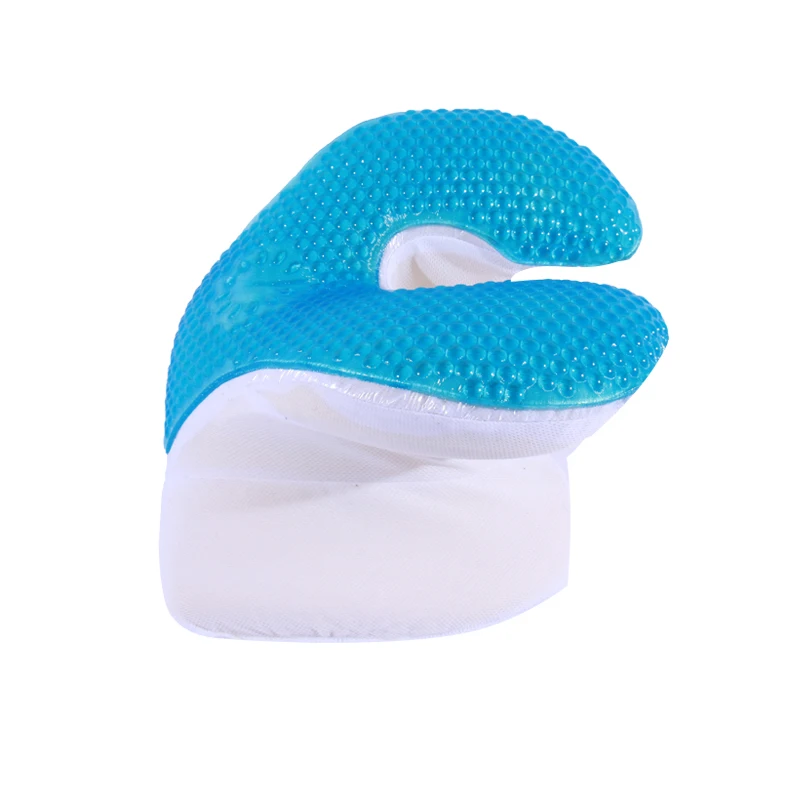 Office Therapy Nap Sleeping Pillow with Memory Foam Hollow Gel Infused Desk Hugging Face down Pillow Fabric for Neck Part