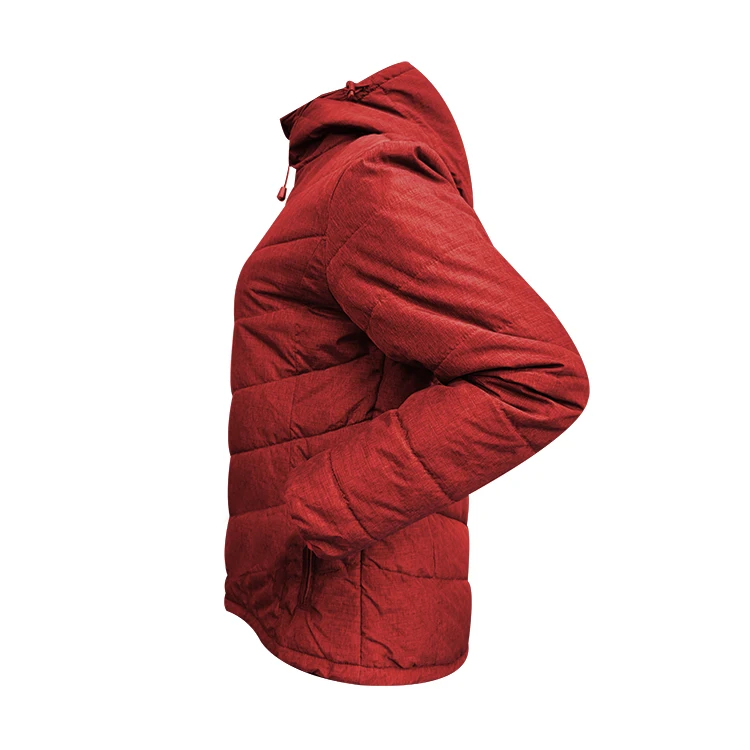 Fashion outdoor clothing down women red warm winter jacket