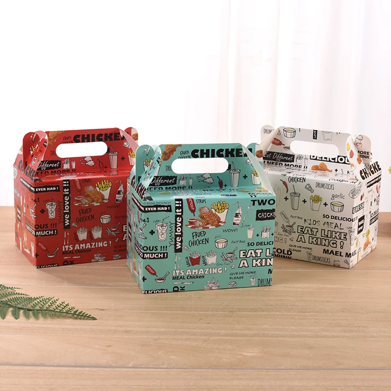 
Custom cartoon birthday cake box for children custom marked kraft bear cake box with handling 