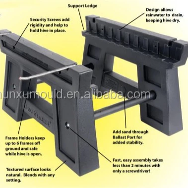 New Rotomolding Polyethylene (LLDPE) Bee Hive Stand ,OEM manufacturer