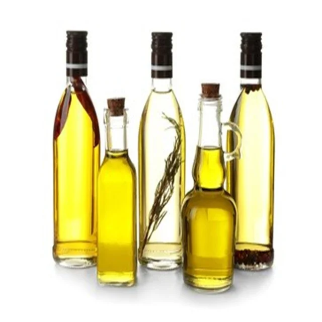 25cl 50cl 75cl Clear Glass Olive Oil Bottles With Handle Glass Bottles Universal Filler Pourer Olive Oil Aluminum Bottle Lid