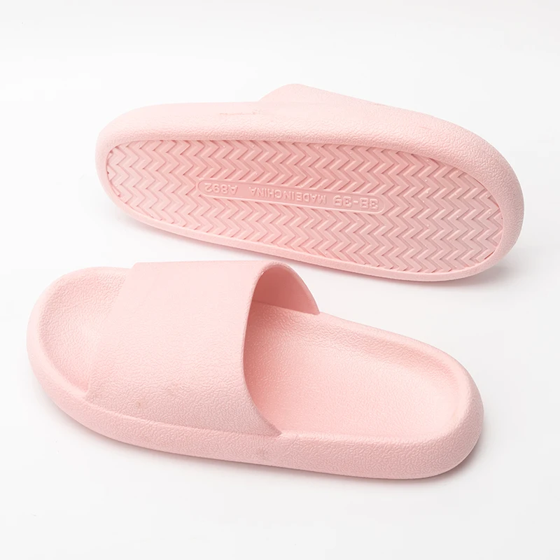 OEM ODM Custom Summer Beach Bathroom Footwear Universal Quick-Drying Thickened Non-Slip Thick Sole flat slippers women