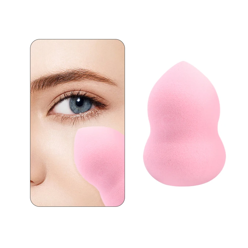Cheapest Wet And Dry Soft Gourd Water Drop Type Mini Beauty Sponge Puff Beauty Makeup Egg Makeup Sponge