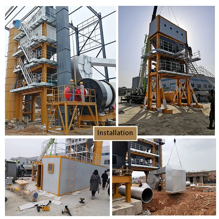 LB series batching type asphalt plant manufacturers  compact structure asphalt mixing plant for sale