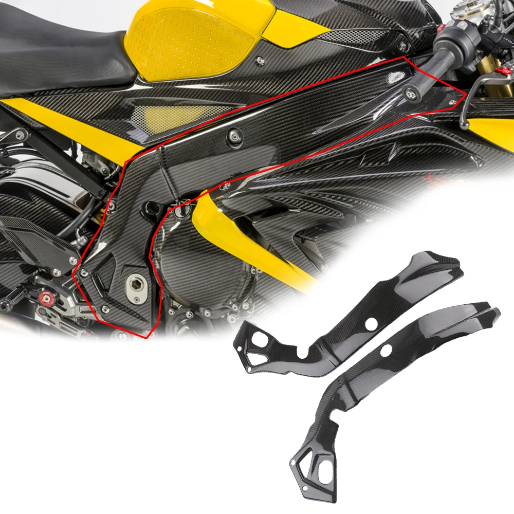 Защитные чехлы для рамы из углеродного волокна для BMW S1000RR и S1000R naked bike S 1000 RR 2015 2016 2017 2018