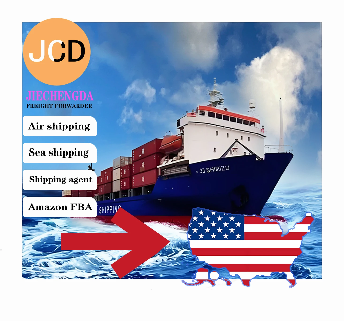 China Cheapest Freight China Freight Forwarder Best Truck to United States from china best logistics shipping agent