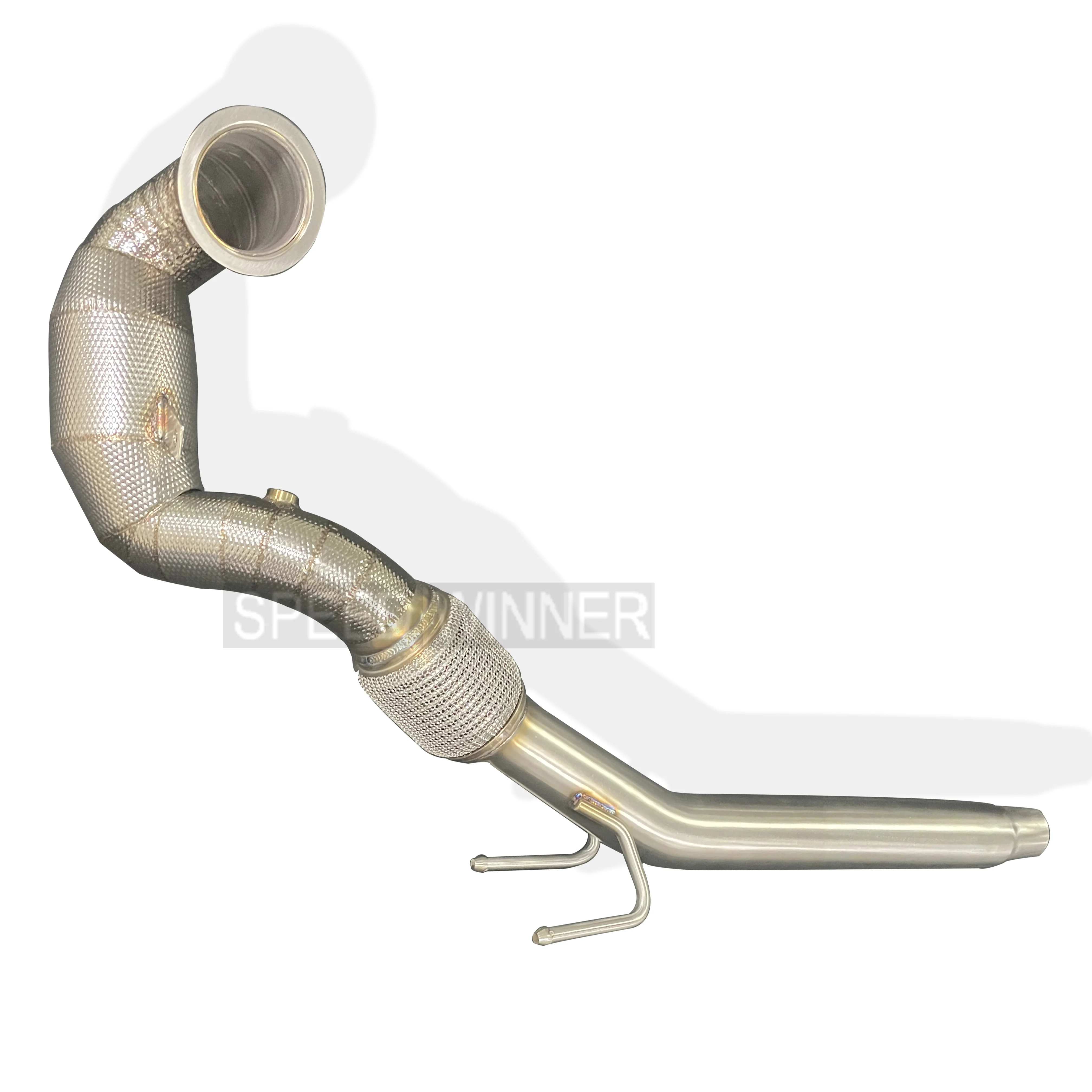 304 Stainless Steel Exhaust Downpipe For vw Passat cc MK6