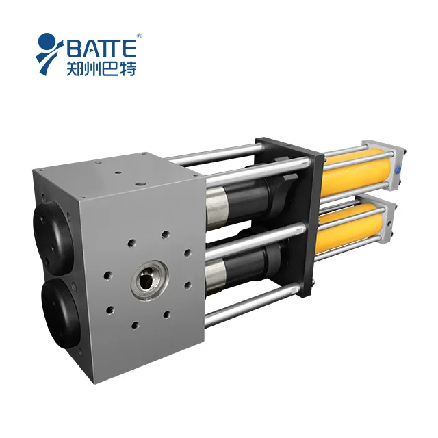 Plastic Granulator Machine Recycling Pelletizing Hydraulic Double Pillar Screen Changer