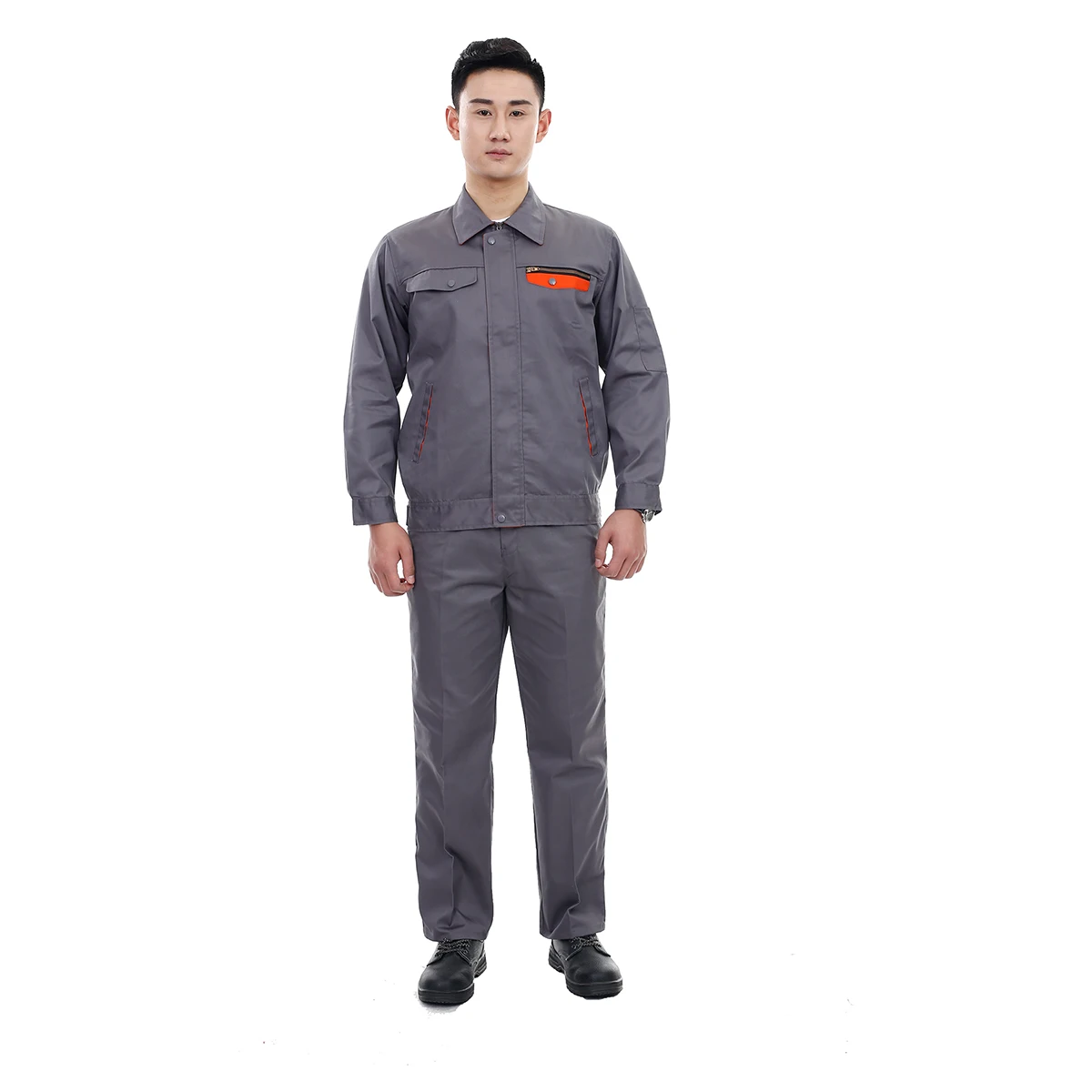 Custom Mens Engineer Clothing Work wear Jacket Fashion Long Sleeve Work  Uniform set