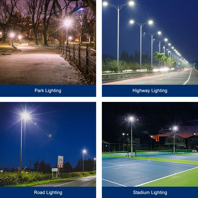 Manufacturers Commercial Aluminium Ip 66 Outdoor Waterproof Smd Parking Lot Highway 100w 150w 200w Ac Led Street Light