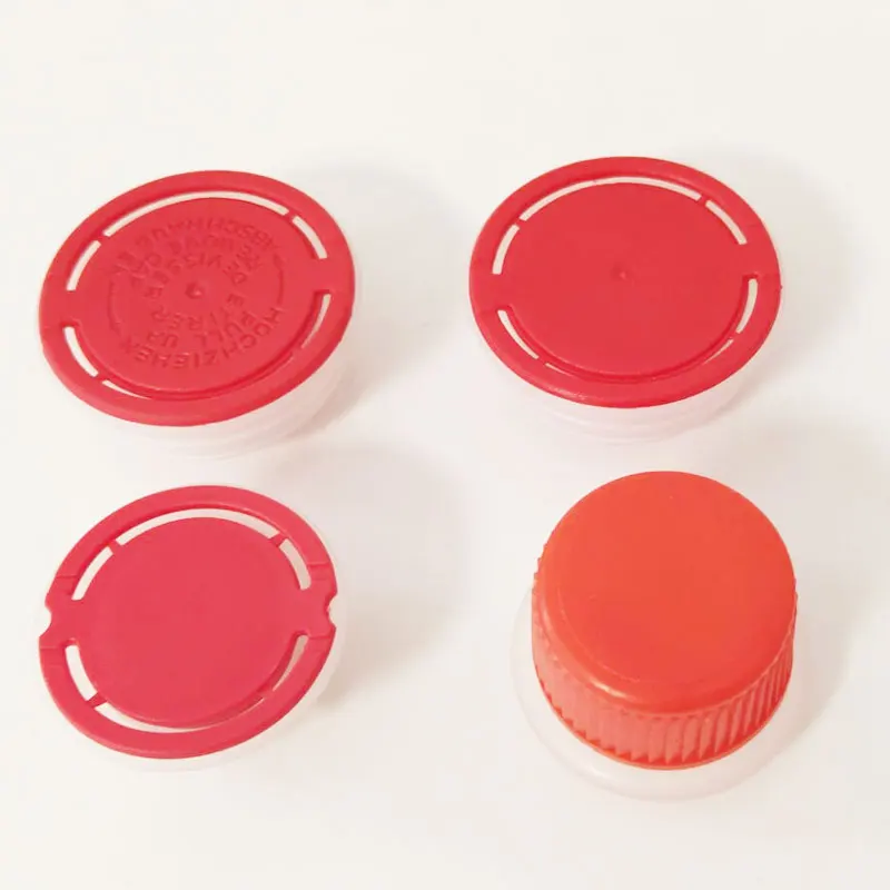 5L paint can with plastic lid and plastic handle golden top