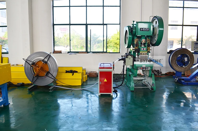 BYFO J23 80T High Speed Series C Type High Performance Power Press Feeder For Aluminum Iron Steel Punching line