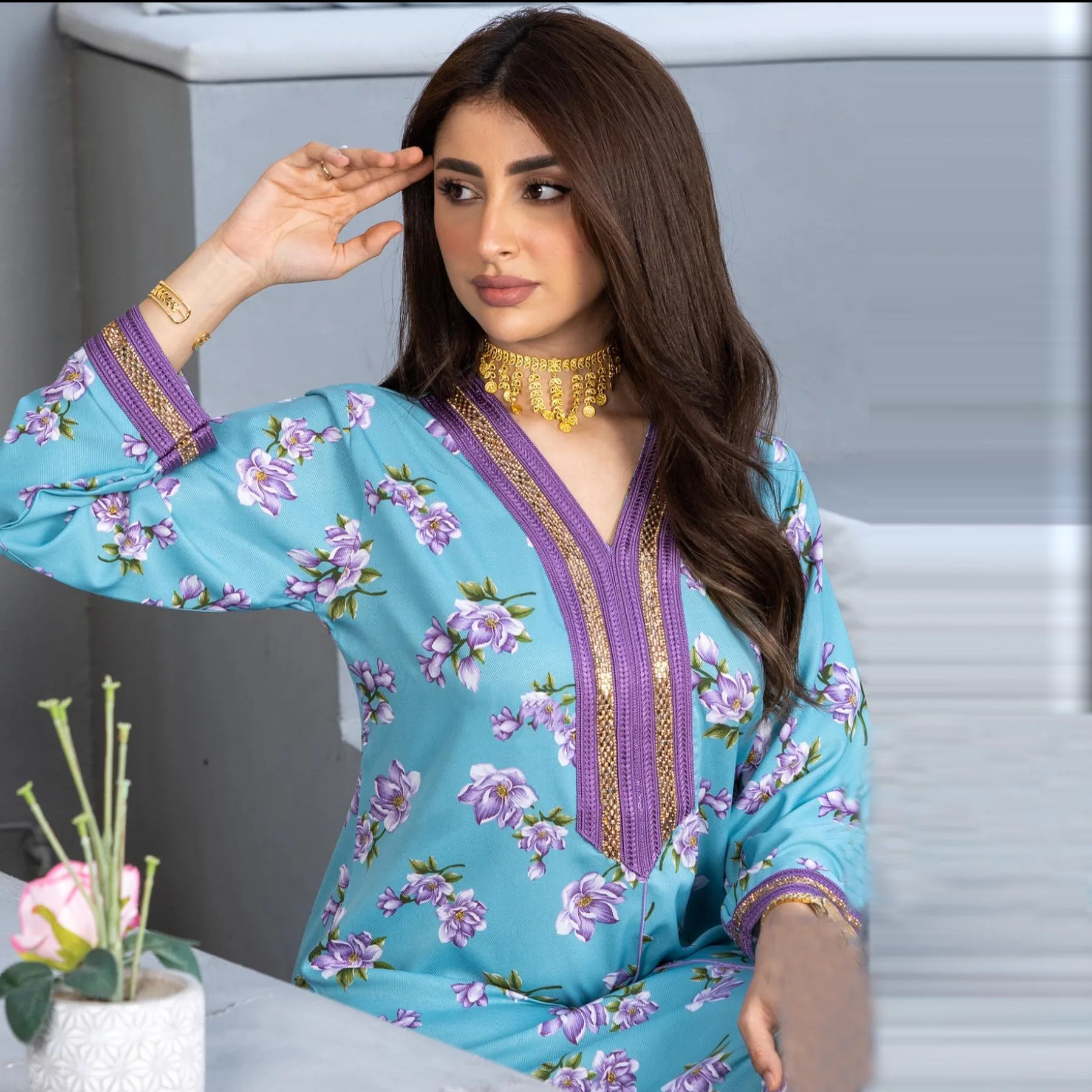 Muslim dress ijab abaya plus size vintage islamic clothing t shirt o qabool meaning in urdu dubai gold abaya