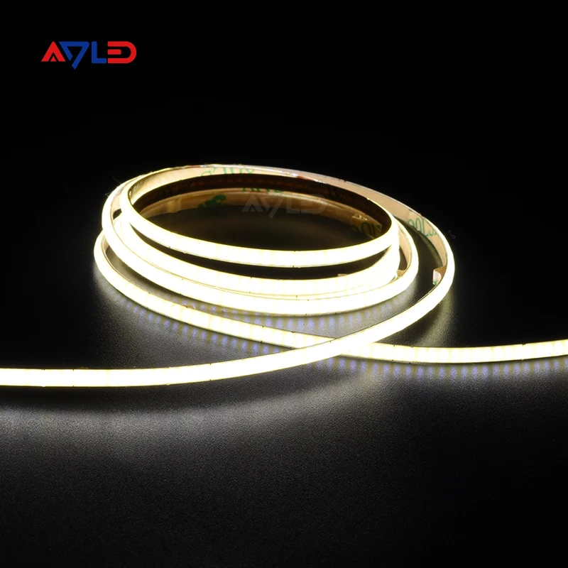 3mm Width PCB 3000K,4000K, 5000K 528led/m COB DC12V Flexible LED Strip Light With 3-Year Warranty UL/CE Listed