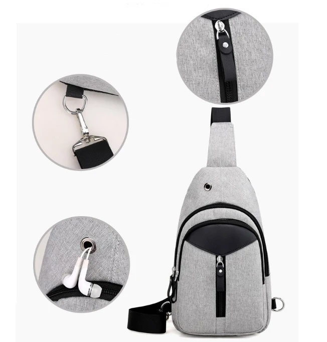 Custom Business shoulder bag Mini Pad unisex Sling bag crossBody chest bag for teenagers