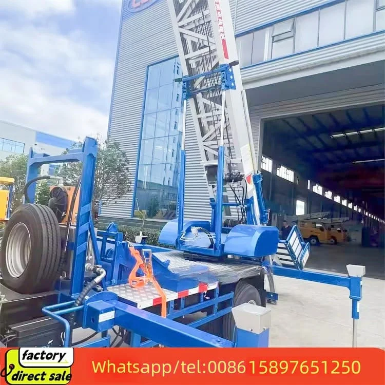 CLW Construction Lifting Machine Telescopic Boom Aerial Bucket truck ladder Elevator truck 45m 65m ladder Lift truck