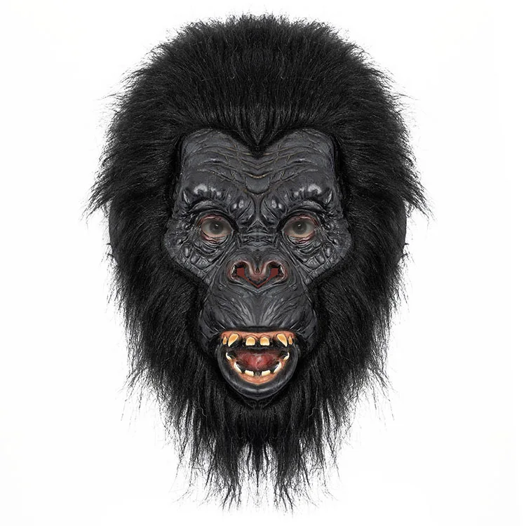 Ape latex mask simulation animal headgear Halloween party masquerade props