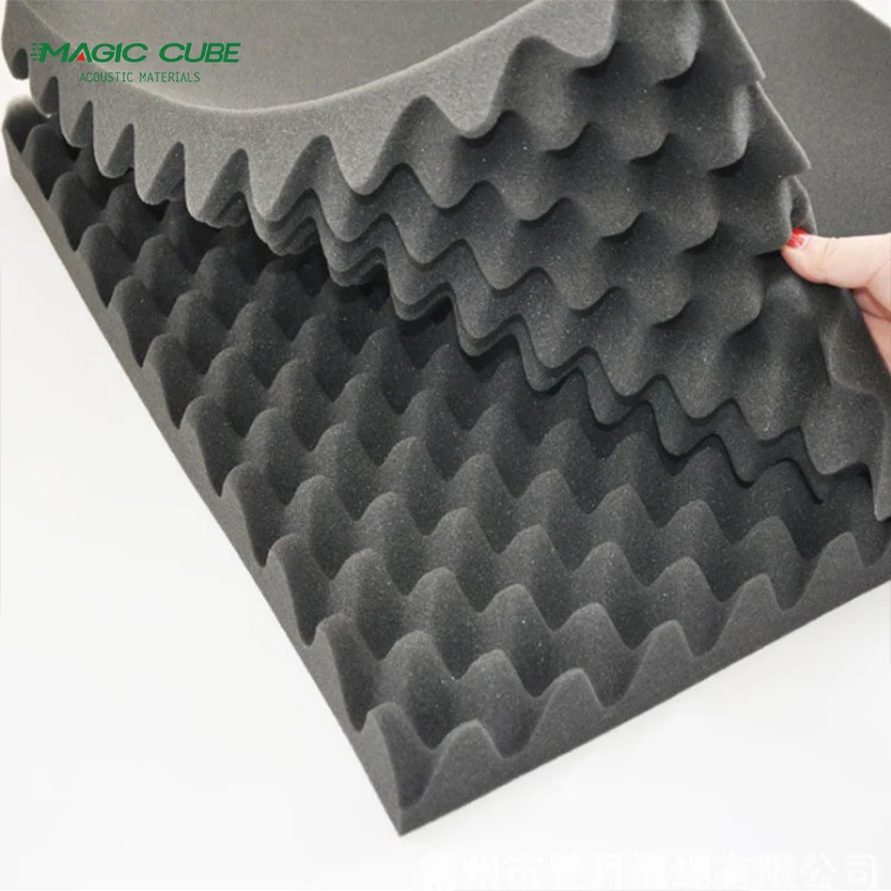 Factory Customizable colorful high quality Egg Crate Shape Sound Proofing Wall Panel Decorative Acoustic Foam
