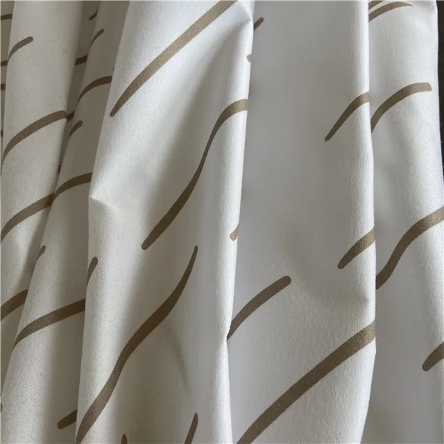 100% polyester disperse printed fabrics for making bed sheet of stripe design