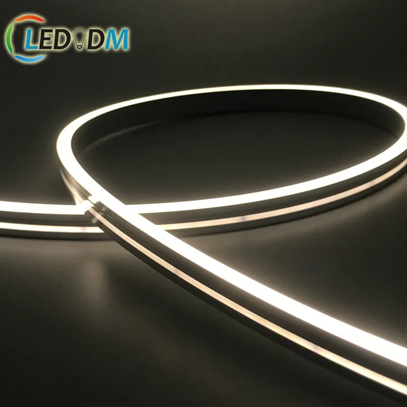 100% чистый силикон водонепроницаемый DC12V 24V SMD2835 LED гибкий неон 120 светодиодов/м белый/красный/зеленый/синий/RGBW