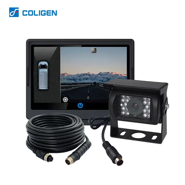 Coligen Rear View Camera Reverse Camera for Truck Bus Waterproof 18 Led Car Reversing Parking Backup Camera