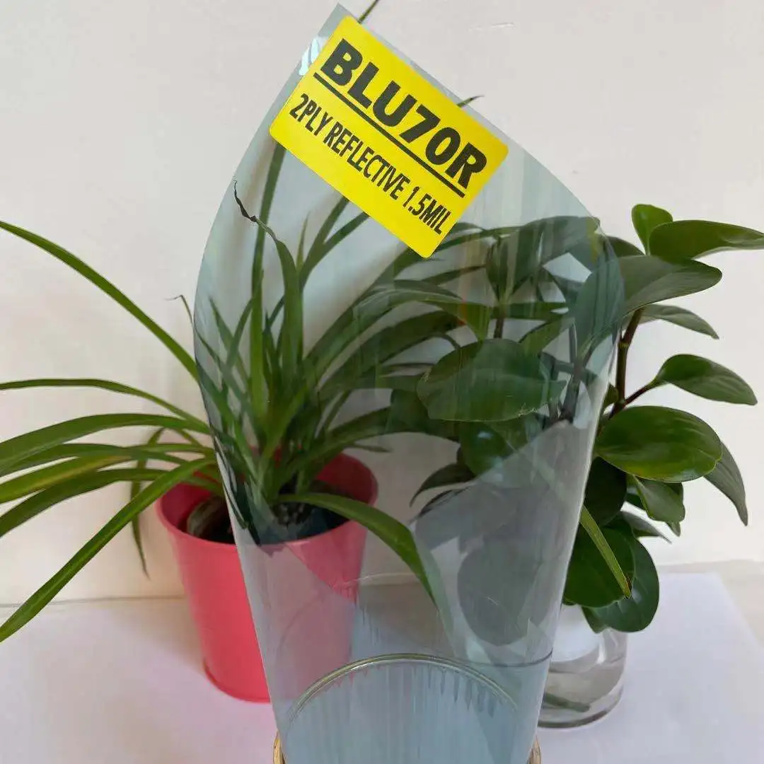 BLU70R AUTOMOTIVE WINDOW TINT FILM WHOLESALE VLT 70% IR 30% MEDIUM MIRROR EFFECT WINDOW TINT AUTOMOTIVE FILM