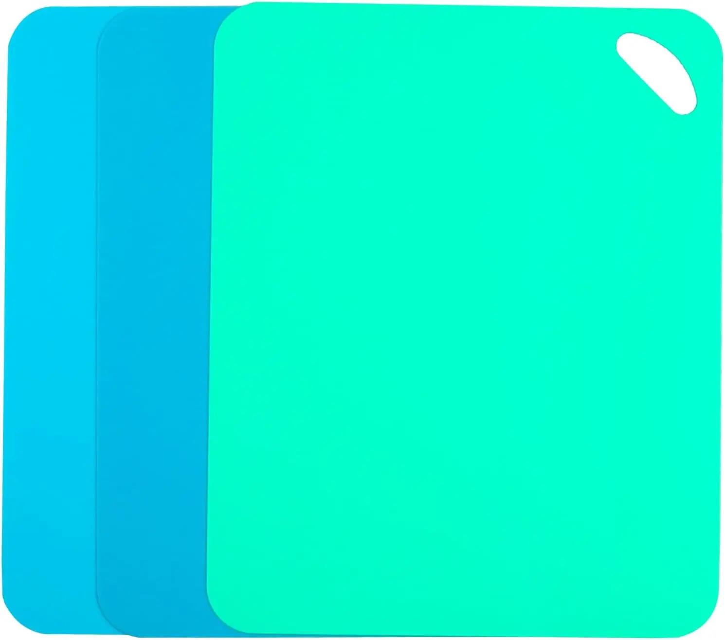 Горячая распродажа, набор кухонных ковриков из полипропилена-3 вареных пластиковых разделочных досок, разделочная доска