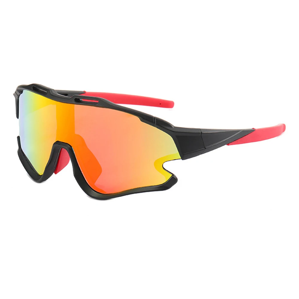 Спортивные очки, цветные спортивные солнцезащитные очки из поликарбоната, высококачественные солнцезащитные очки с встроенными линзами, мужские спортивные солнцезащитные очки