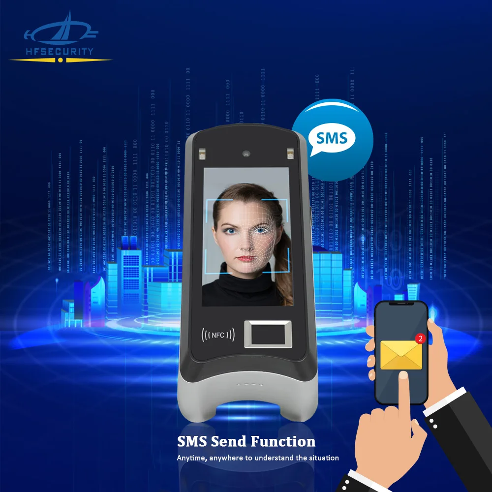 HFSecurity X05 Latest Model SMS Data Sending and Receiving Biometric Access Control Products with Free SDK