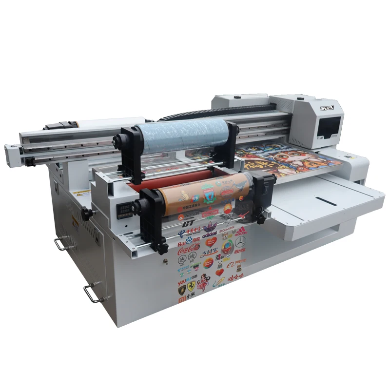 Wholesale Uv 6050 Flatbed Printer Dtf Printer Sticker Label Printing Machine Xp600 Uv Printer 6090
