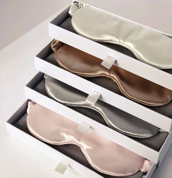 Нетоксичная черная наволочка, 19/22/25/30 мм, с вышивкой на заказ, 100% шелковая маска для глаз и шелковая наволочка, подарочный набор