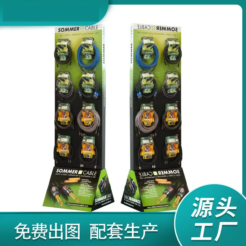 cardboard hook display box custom design luxury cardboard cell phone box cardboard display stand display box retail paper rack