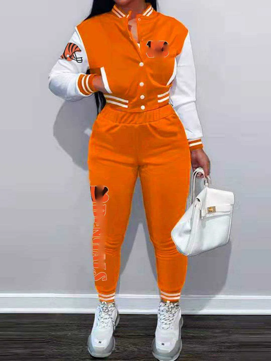 2024 New MSR MS513 Style 49 Steeler America Football Hot Sale Custom Baseball Short Jacket Fashion Women Sporty Sets