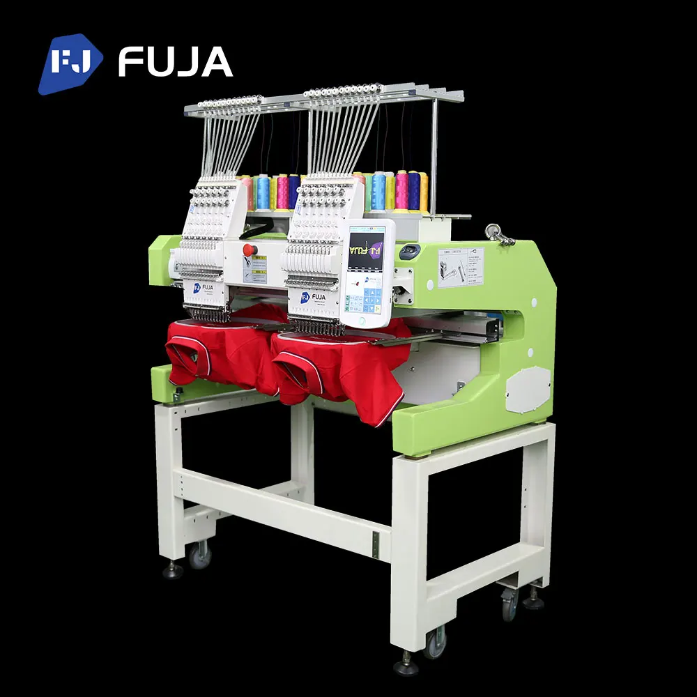 Автоматическая вышивальная машина с 2 головками рубашки 12 15 игл две головки компьютеризированная цена