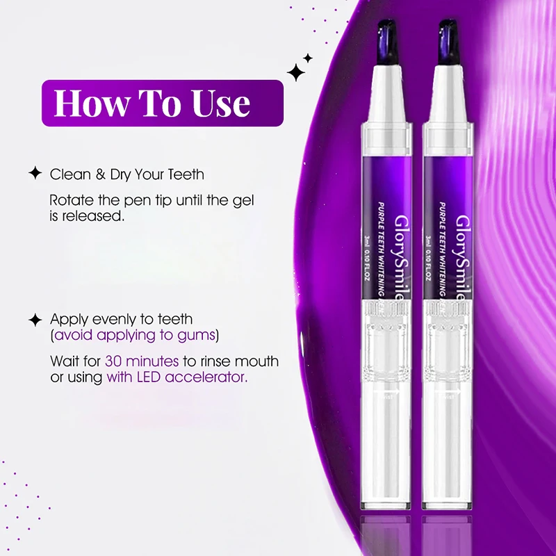 Dropshipping V34 Color Correct Peroxide Free Teeth Whitening Pen for Stain Removal