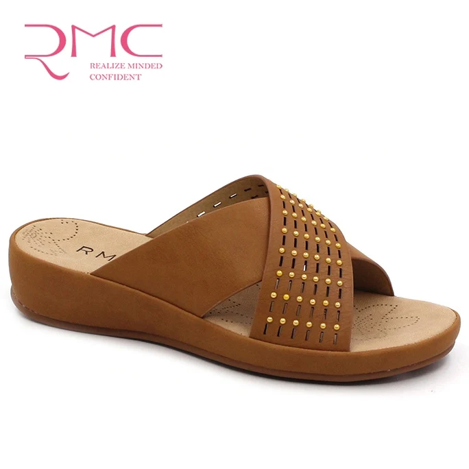 2022 RMC Economical Custom Design High Quality Wedge Platform Branded Wedge Sandals for Women Sandals