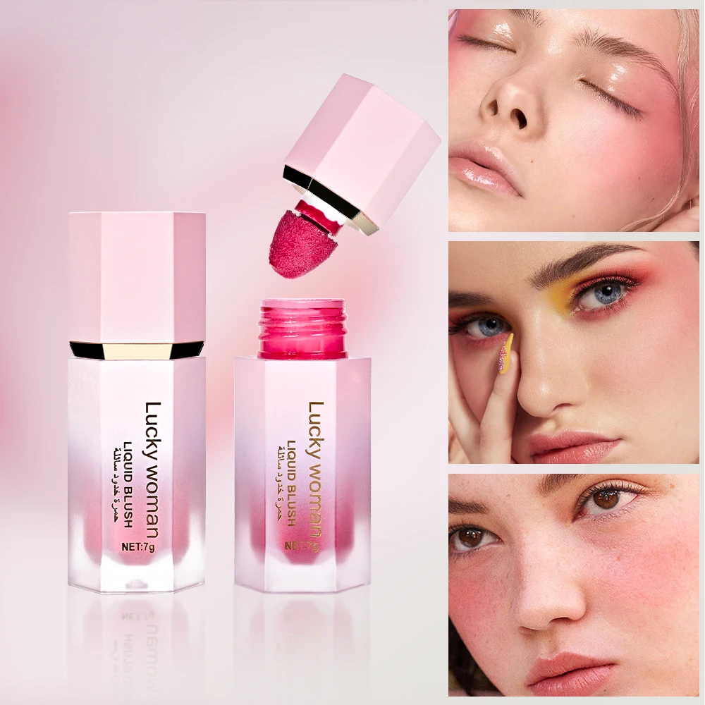 Jelly Blush Custom Logo Cream Blush Stick Blusher Private Label With Puff