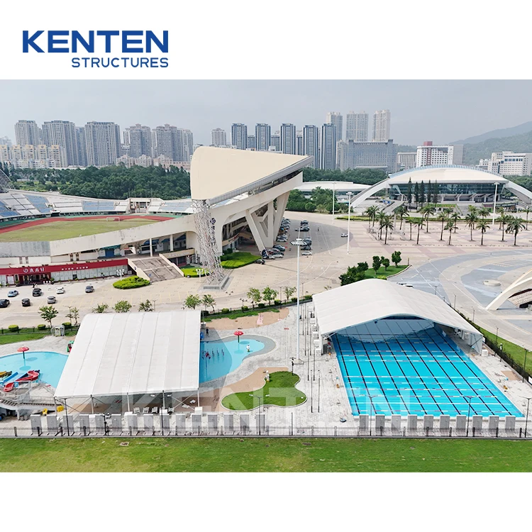 KENTEN curved type swimming pool tent swimming pool stretch tent