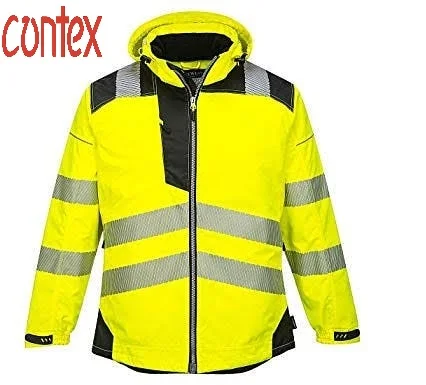 High Visibility Hivis Wind and waterproof heavyweight oxford polyester anti-pilling Sustainable lining Jacket