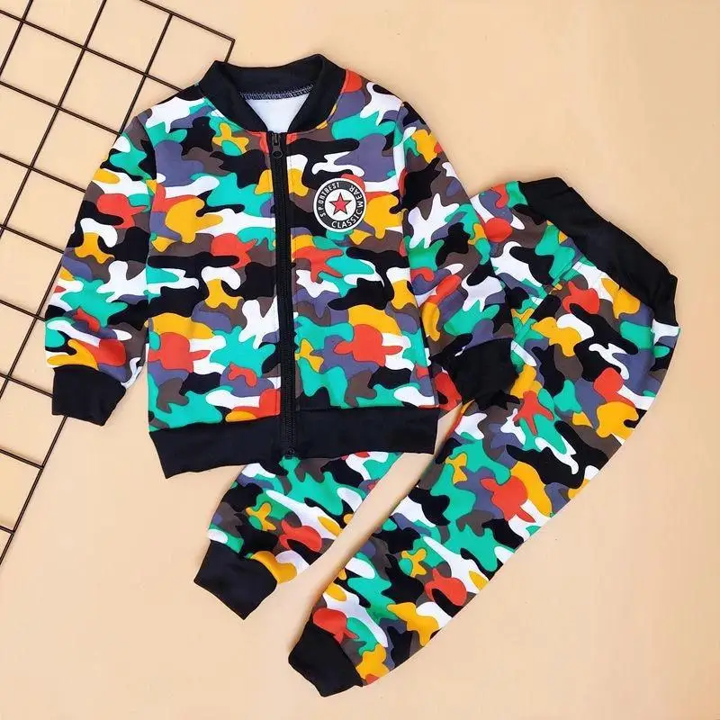 Boys Clothes Sets Spring Autumn Kids Casual Coat+pants 2pcs Tracksuits For Baby Boy Children Jogging Suit Toddler Outfits