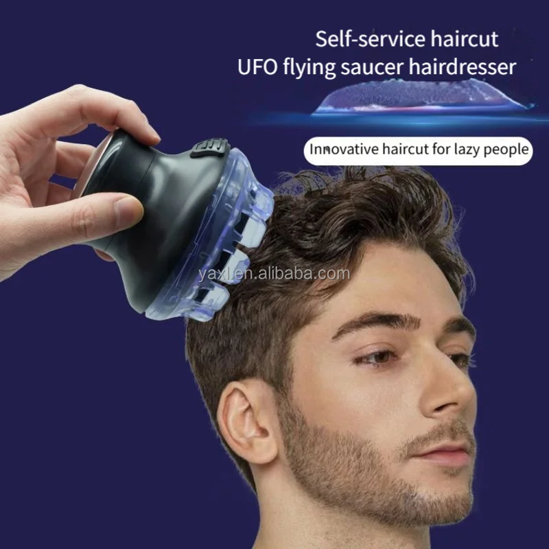 custom UFO shape Cordless Rechargeable Hair Clipper & Trimmer Cordless Hair Clippers rechargeable Hair Trimmer for Men