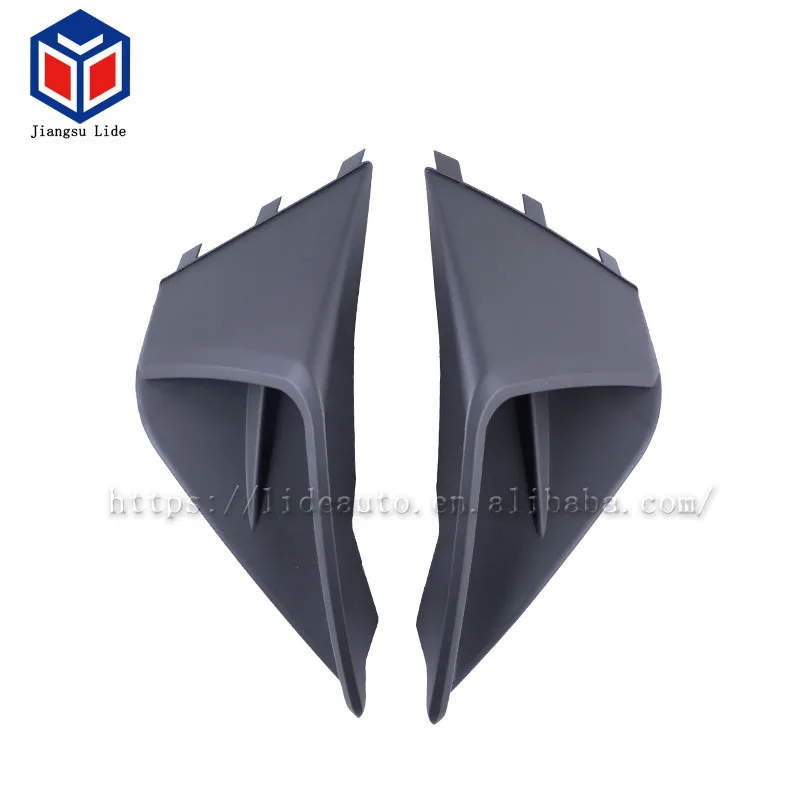 Black Front Bumper Air Intake Trim Panel Decorative Plates For Ford Mustang 2018 2019