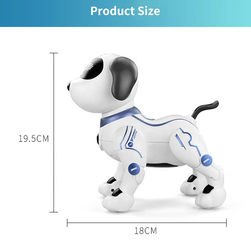 Programmable Wireless Intelligent Smart Remote Control Robot Dog Electronic Robot Puppy Pet Dog Electronic Toys For Kids